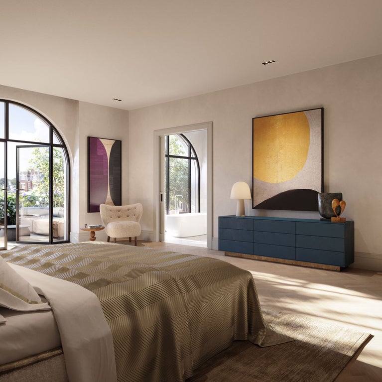 Branded Residences: bedroom in the Six Senses London