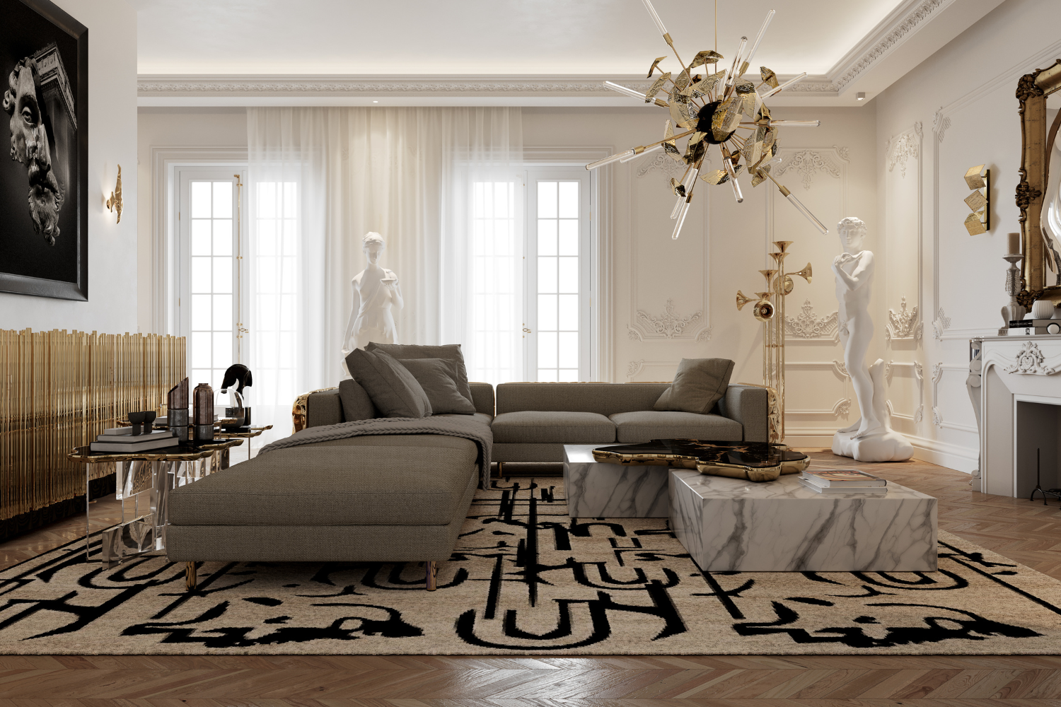 Golden Touch: Inspiring Designs For Luxurious Home Interiors