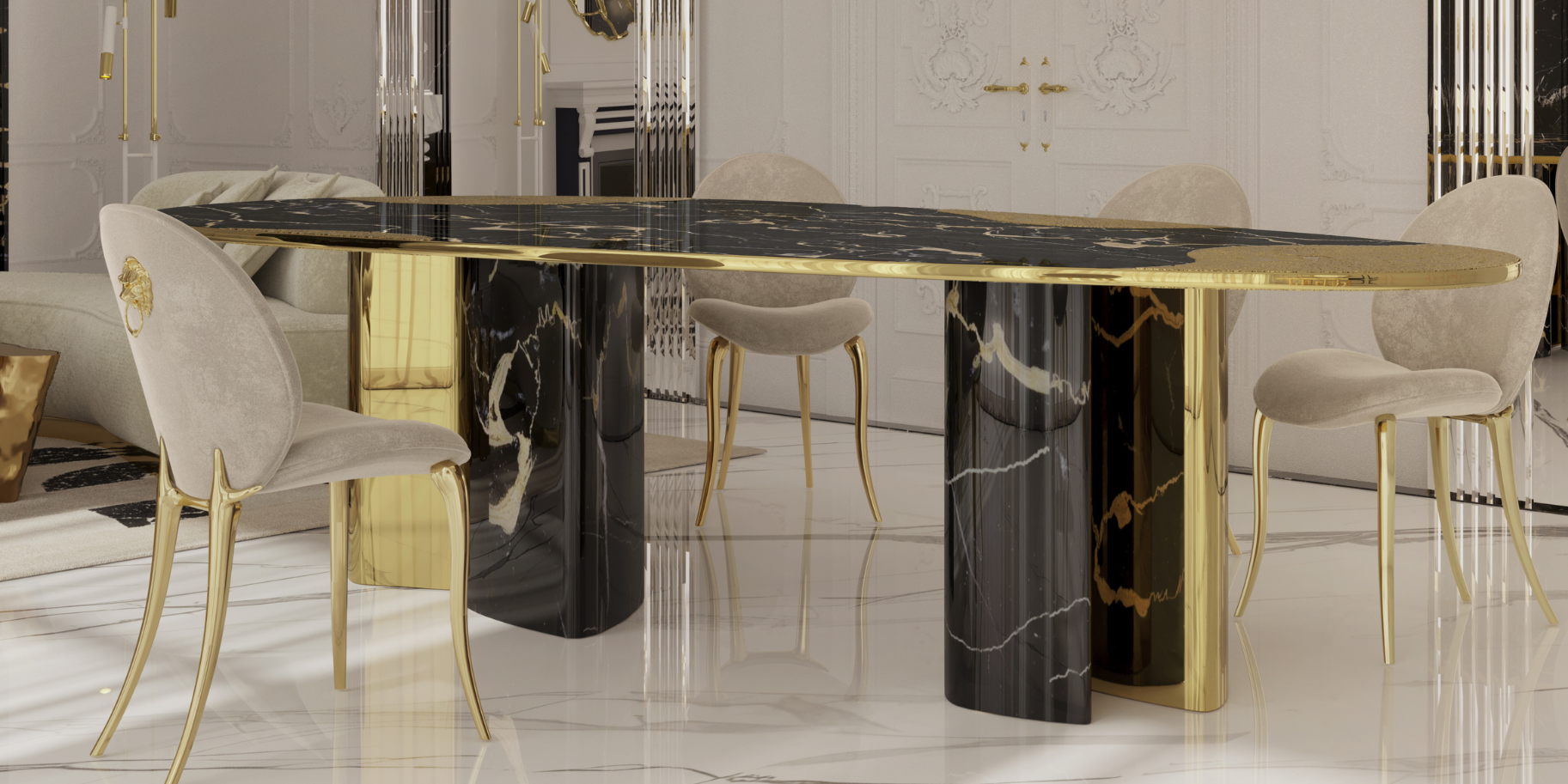 How to Choose The Perfect Pieces for a Luxury Dining Room