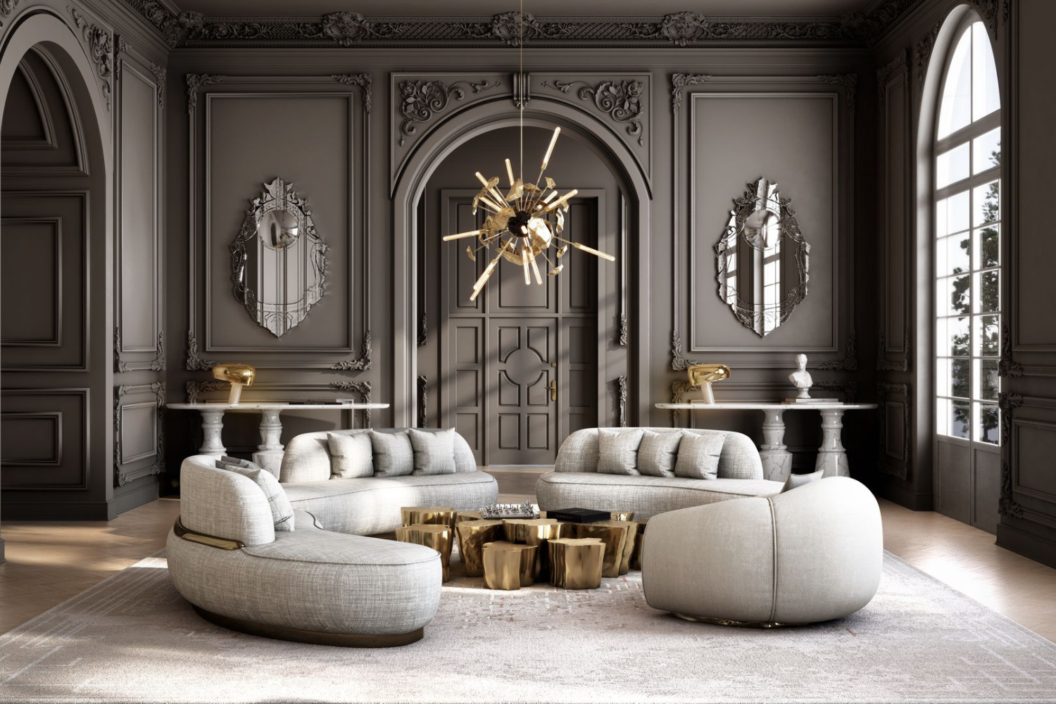 10 Exquisite Living Room Designs for the Ultimate Luxe Lifestyle