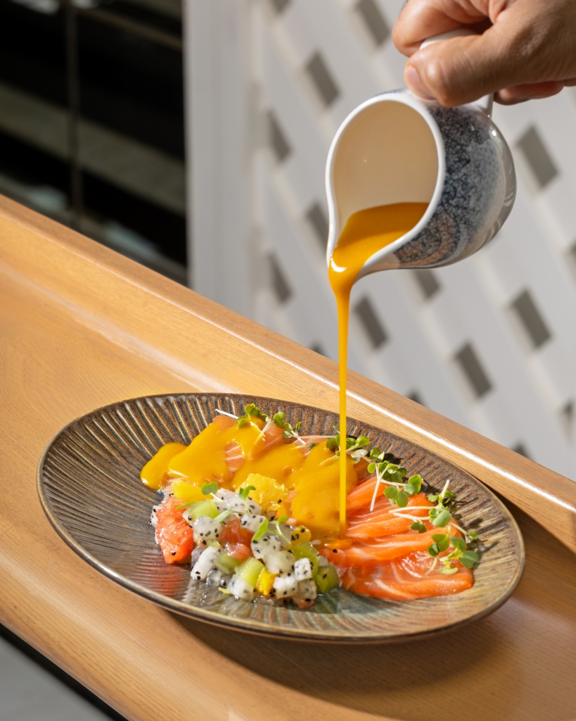 signature colorful dish