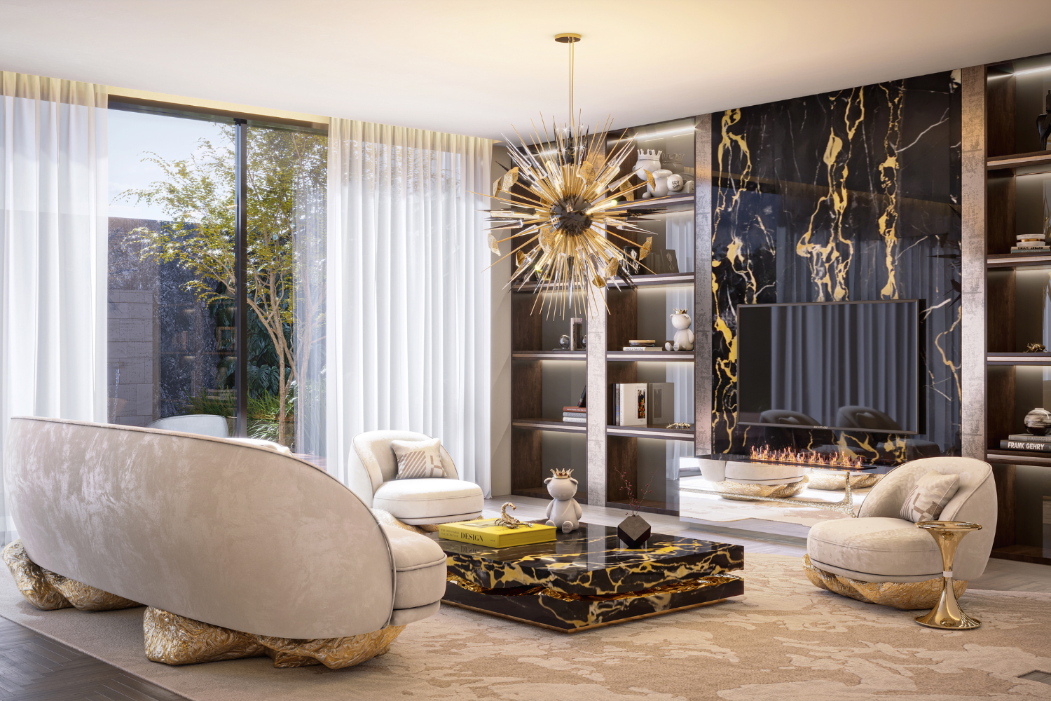 Luxury Living Room Ideas for High-End Interiors