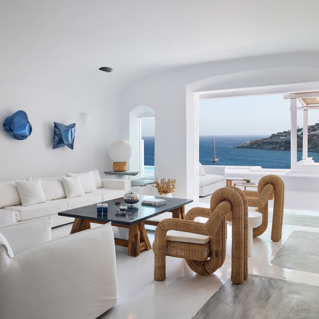 Hotel room in greece