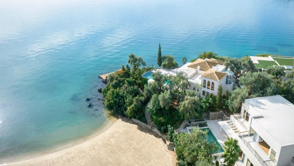 luxury hotel overlooking the Mediterranean