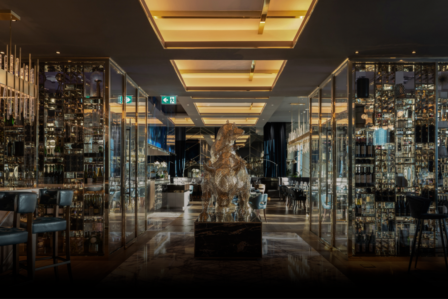 Bull and Bear DIFC: Where Art Deco Dining Meets the Dubai Skyline
