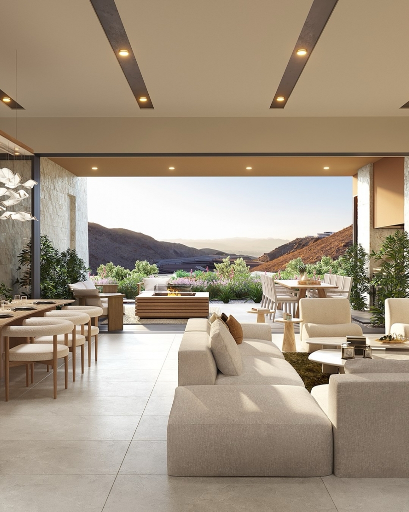 living room at one luxury house