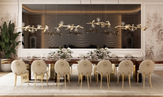 Dinig room with harminy design