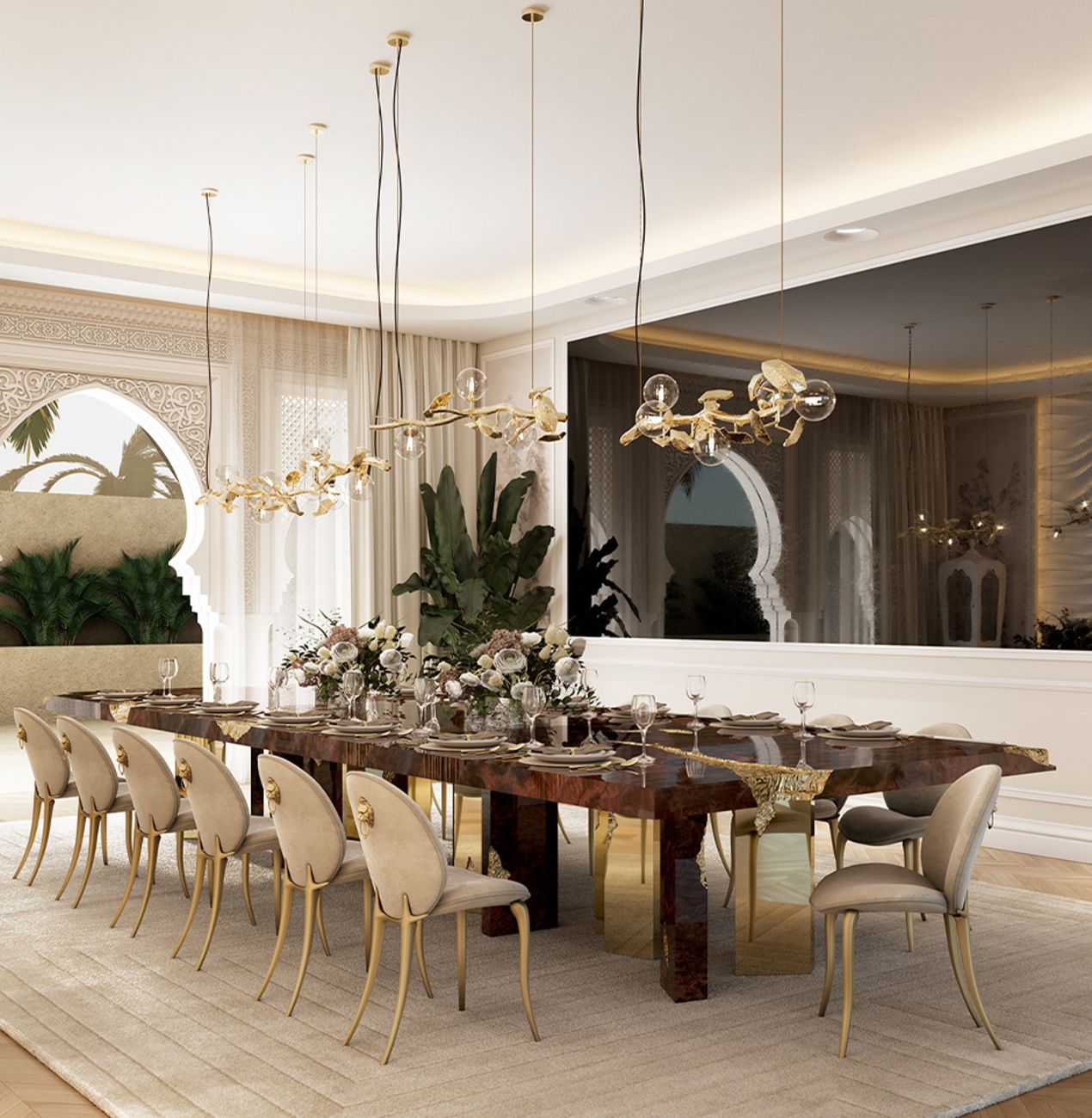 Dinig room with harminy design