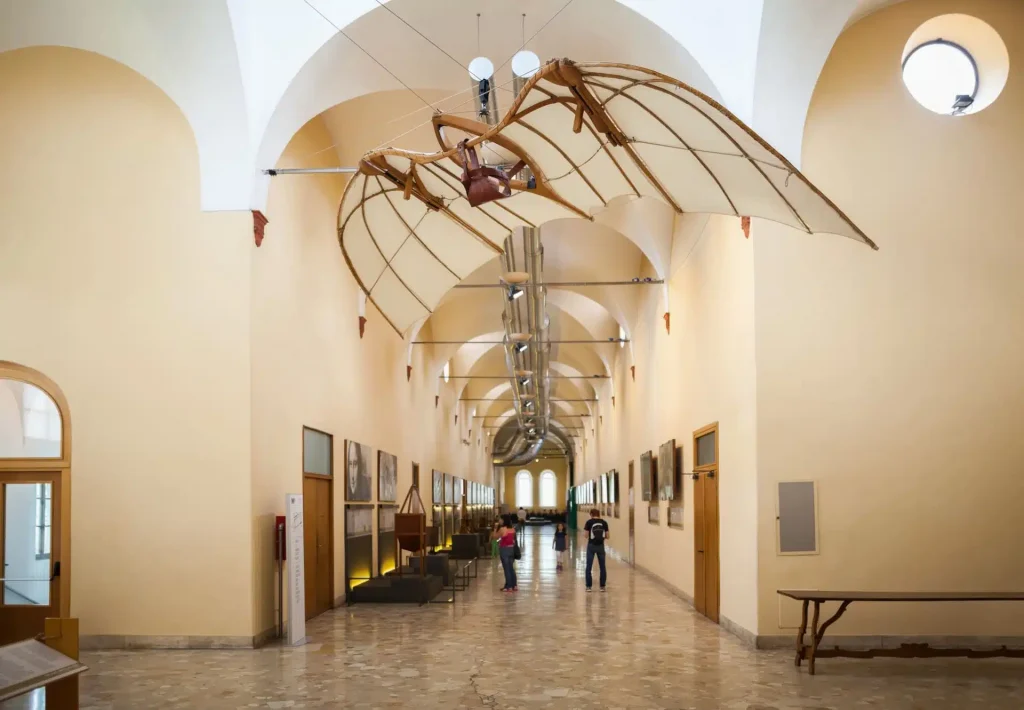 yellow walls, art, Leonardo da Vinci Museum of Science and Technology What to see in Milan