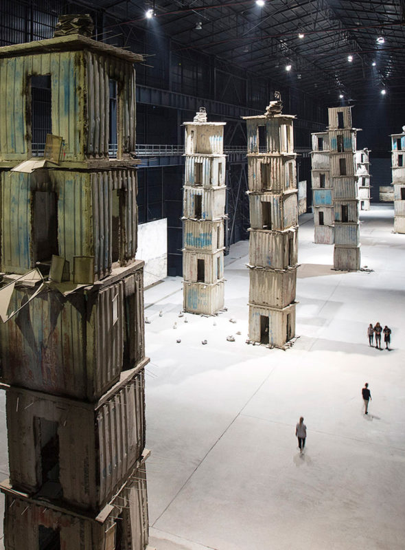 black walls, buildings, Pirelli HangarBicocca What to see in Milan