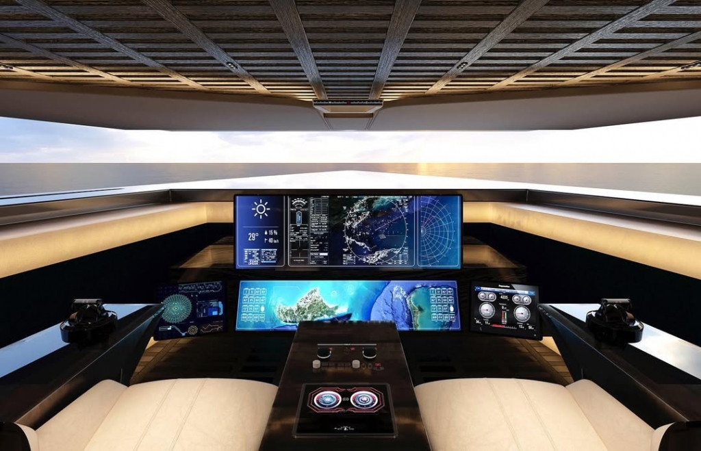 interior tecnology bu yatch´s sinot