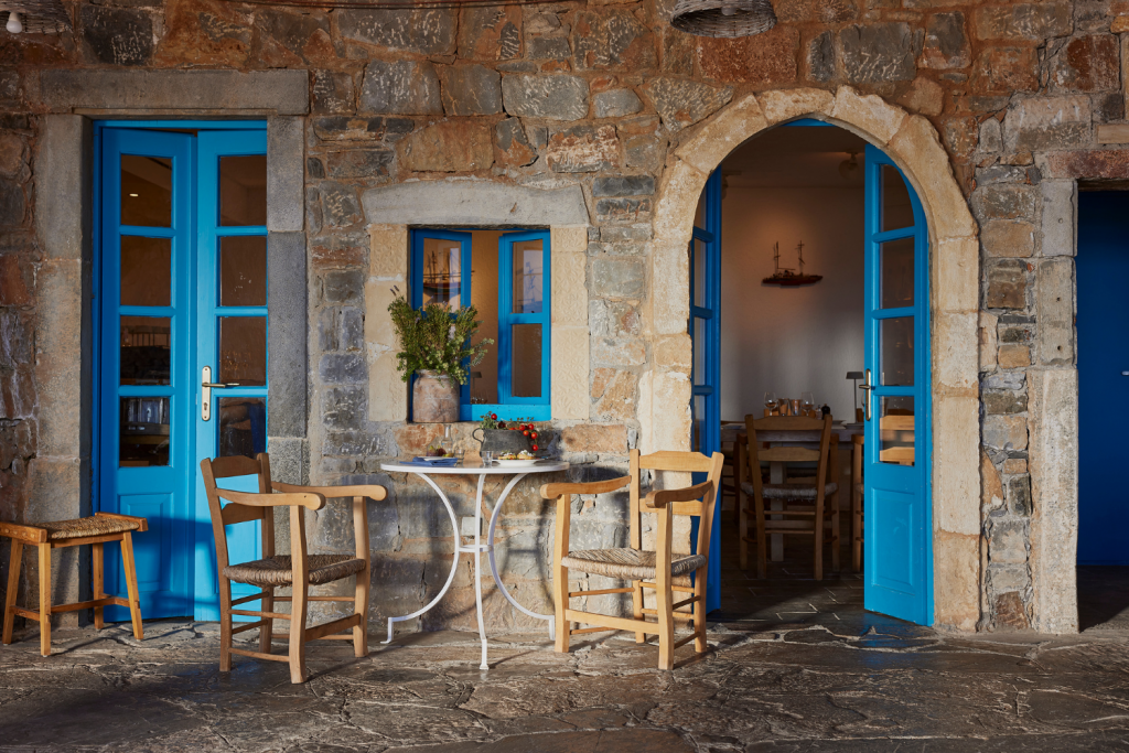 typic greek restaunat in crete