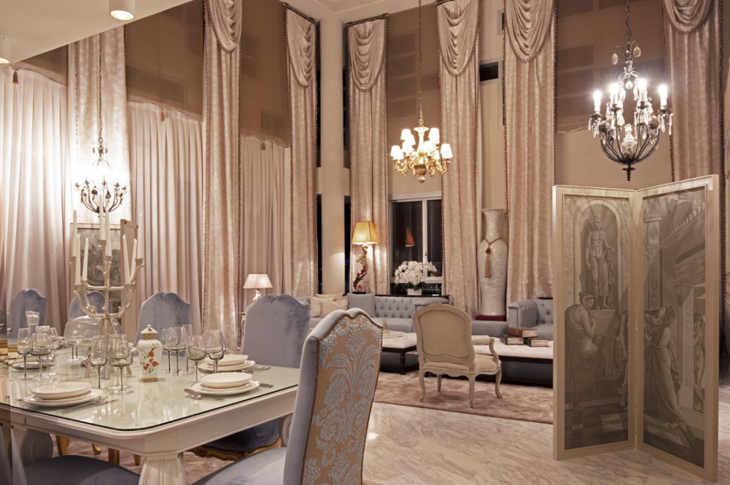 Custom-made luxury interior furniture selected by Gracinha Viterbo