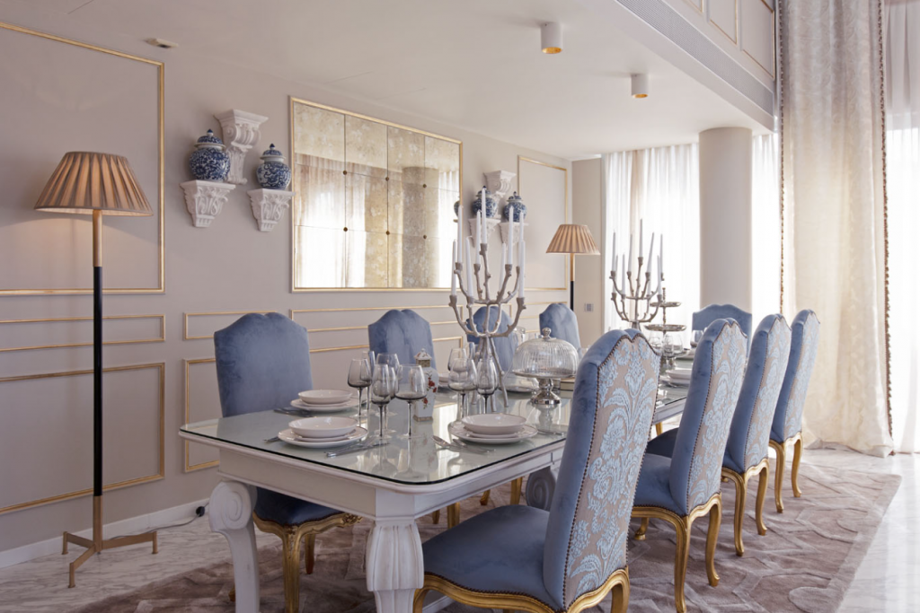 Custom-made luxury interior furniture selected by Gracinha Viterbo