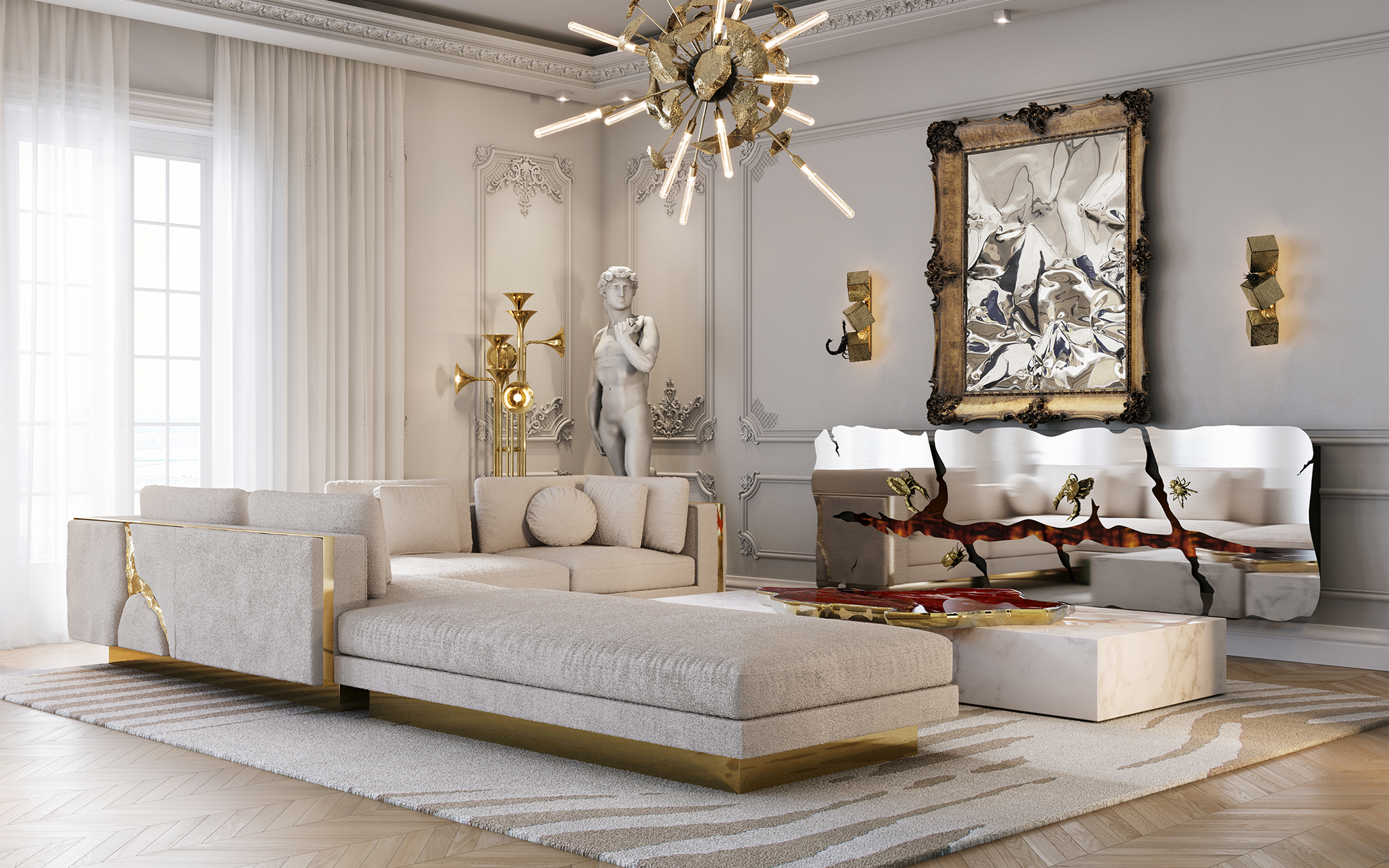 Luxury Fireplace Design: The Metamorphosis Fireplace
