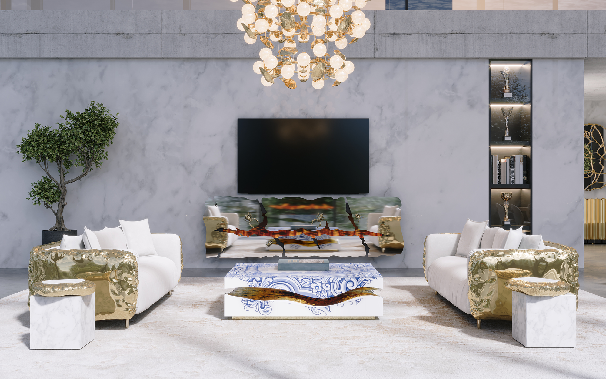 luxury fireplace design