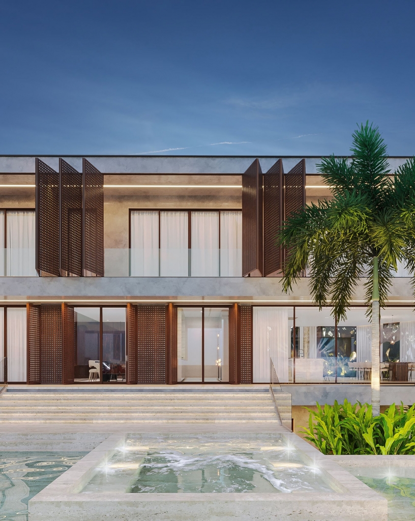 Outdoor of a luxury projeto from Camila Pimenta
