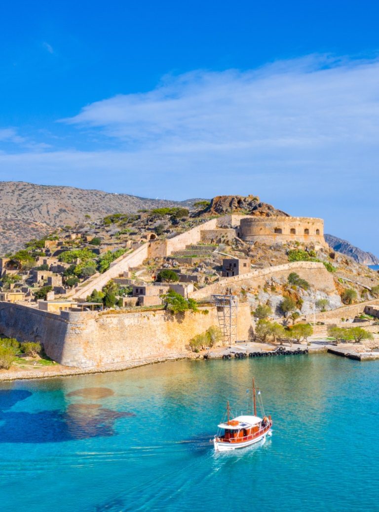 beautiful landscape in crete