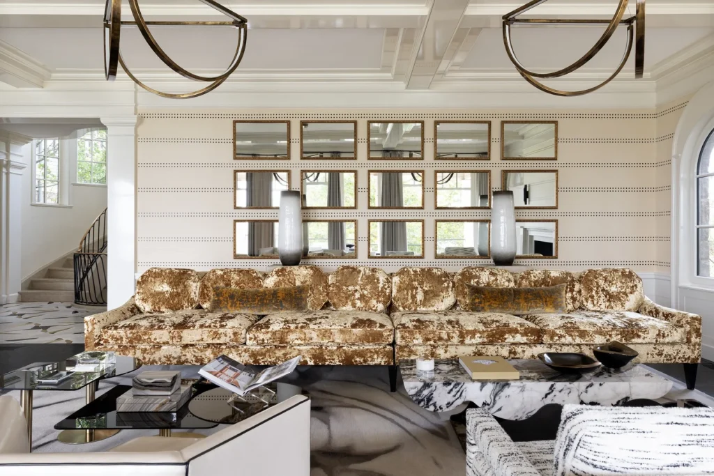 Lucinda Loya presenting her vision for bespoke luxury interior design.