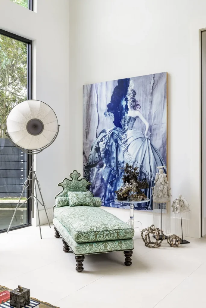 Lucinda Loya presenting her vision for bespoke luxury interior design.
