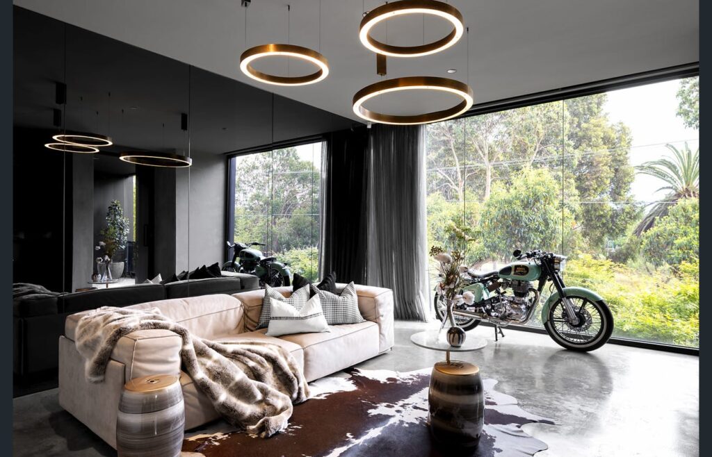 Anna Giannis presenting one of her signature luxury interior design projects.