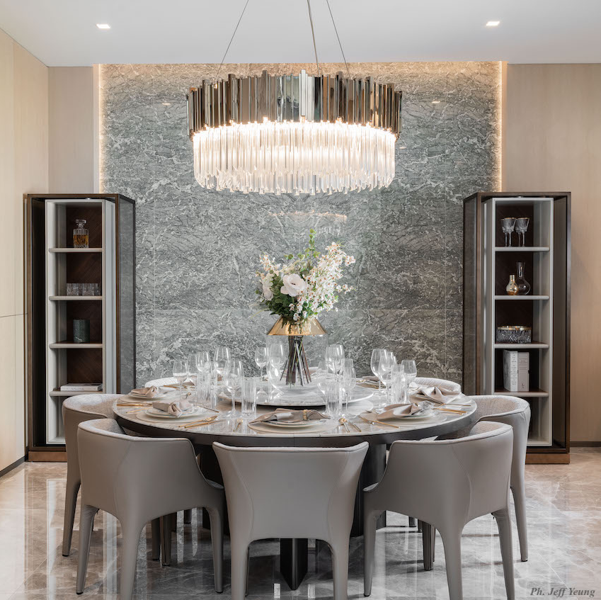 Luxury hospitality interior completed with Italian Solutions