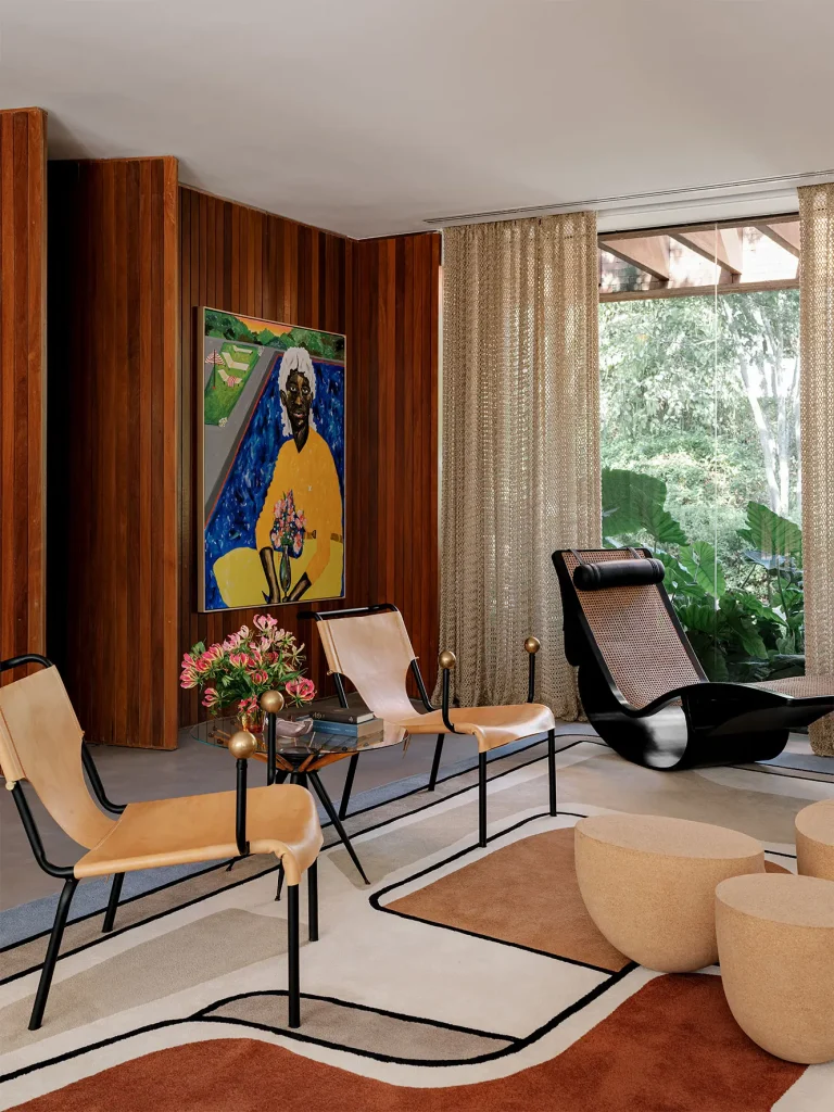 Sig Bergamin and Murilo Lomas interior project in vibrant colors and patterns