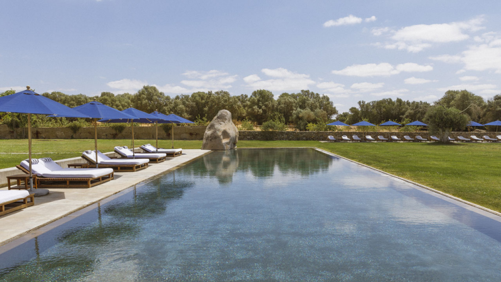 Portugal’s Bucket List Hotels — São Lourenço do Barrocal, a restored 19th-century estate in the Alentejo countryside combining heritage architecture, whitewashed walls, and olive grove landscapes with modern luxury hospitality.