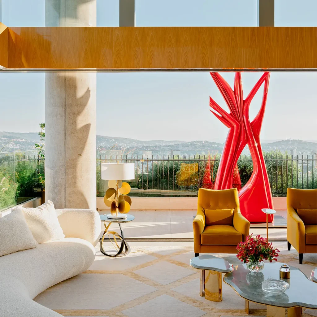 Sig Bergamin and Murilo Lomas interior project in vibrant colors and patterns