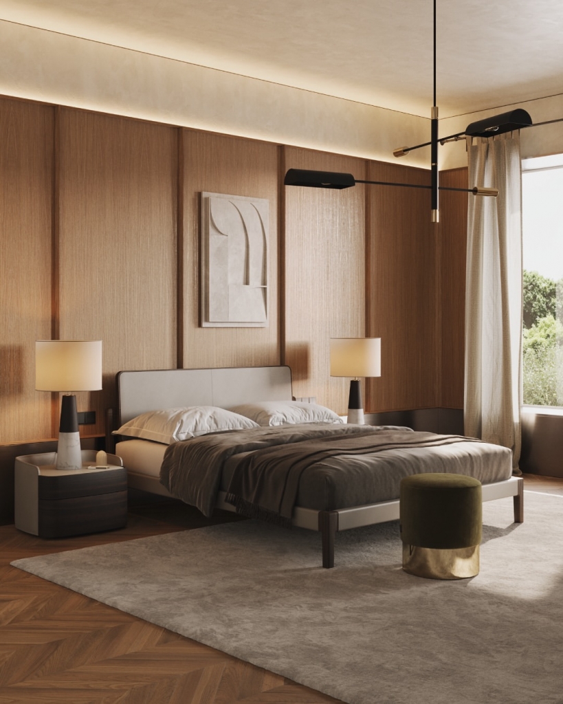 Darwazeh Living luxury interior featuring statement furniture and elegant materials
