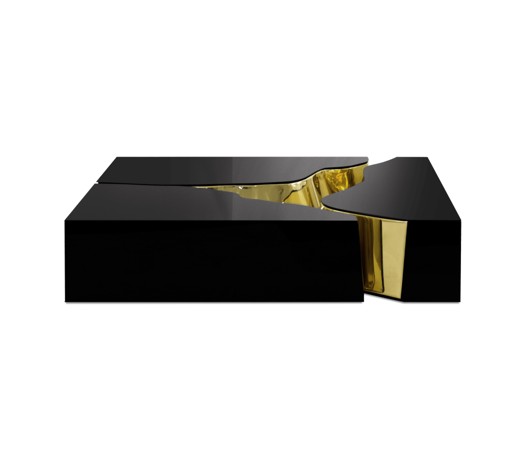 Marble and gold coffee table design from Boca do Lobo furniture collection -the best places to live in brazil