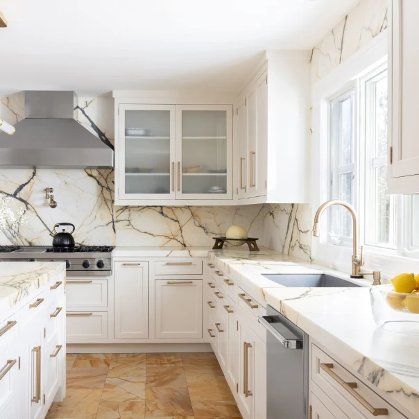Artistic Tile designer collaboration exploring sculptural shapes and stone textures
