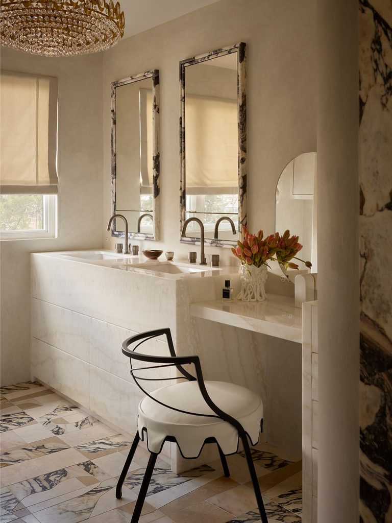 Artistic Tile natural marble showcasing distinctive veining and rich textures