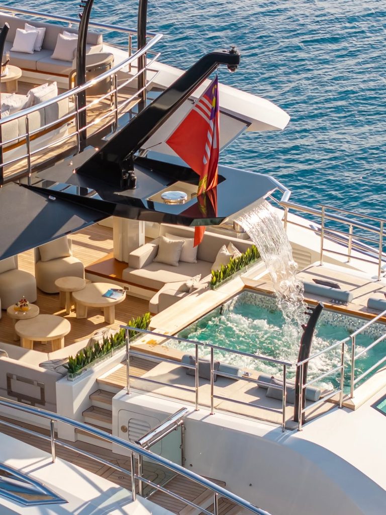 luxury yacht interior