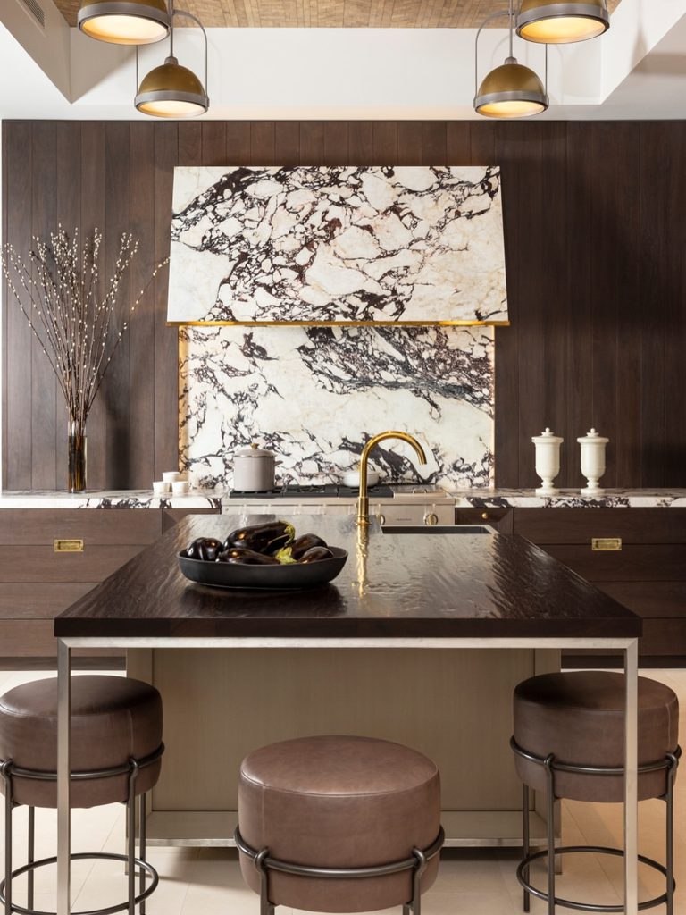 Artistic Tile natural marble showcasing distinctive veining and rich textures