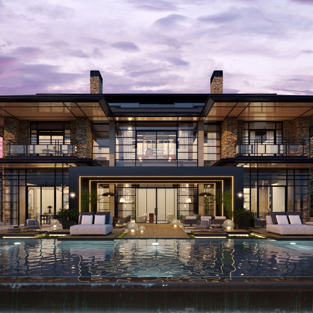 luxury home with pool