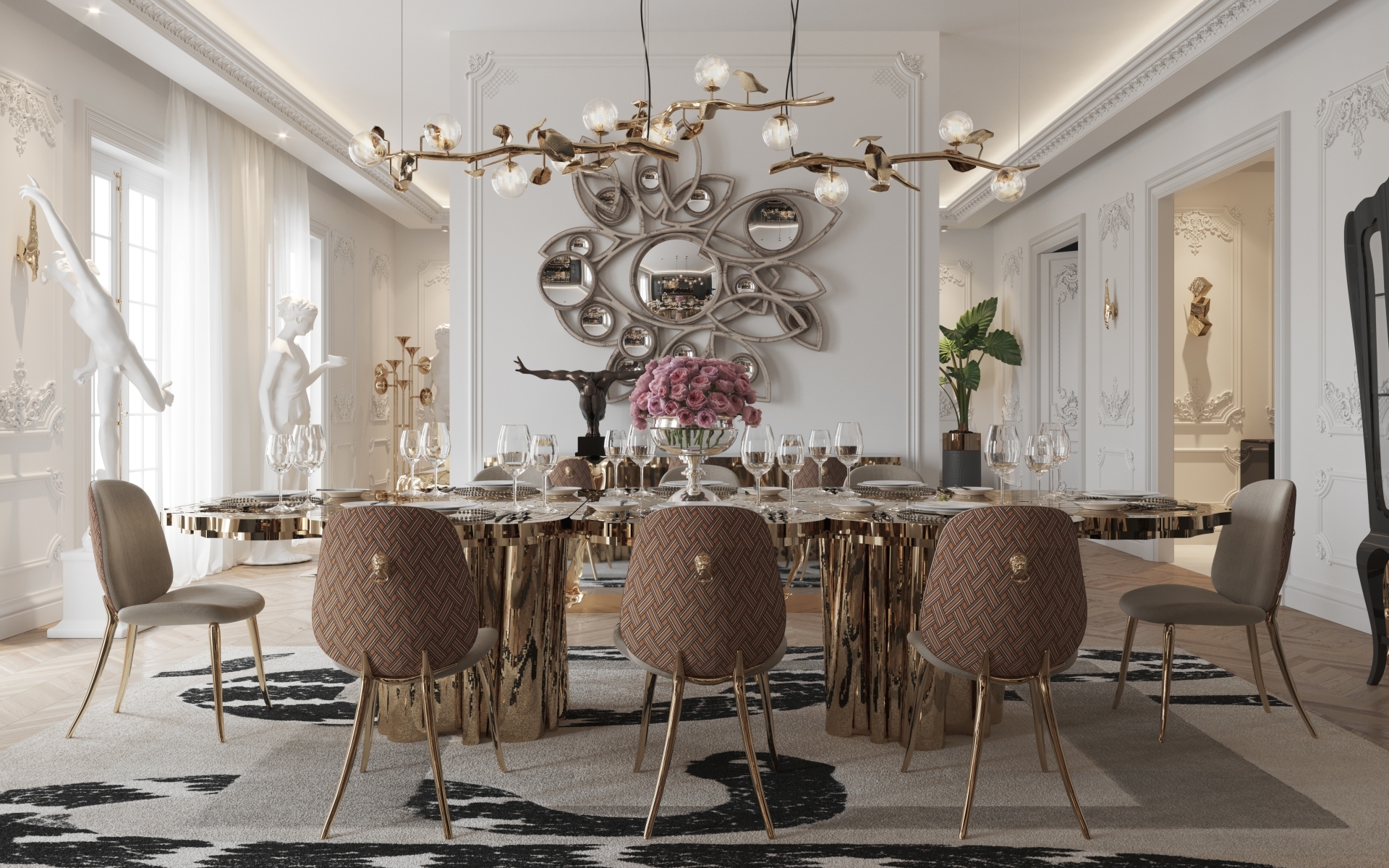 Luxurious Dining Room Light Fixtures by Boca do Lobo