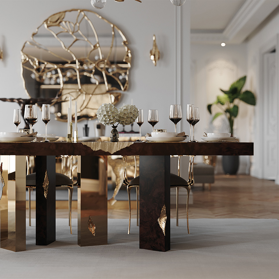 Sophisticated Contemporary Dining Room Details by Boca do Lobo