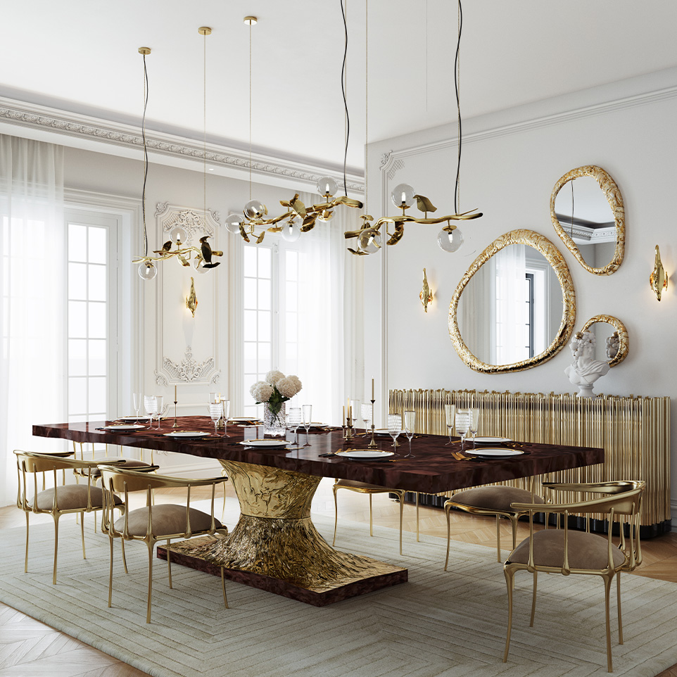 Timeless Neoclassical Luxury Dining Design by Boca do Lobo