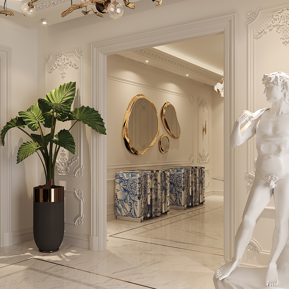 A Grand Entrance of Timeless Artistry by Boca do Lobo