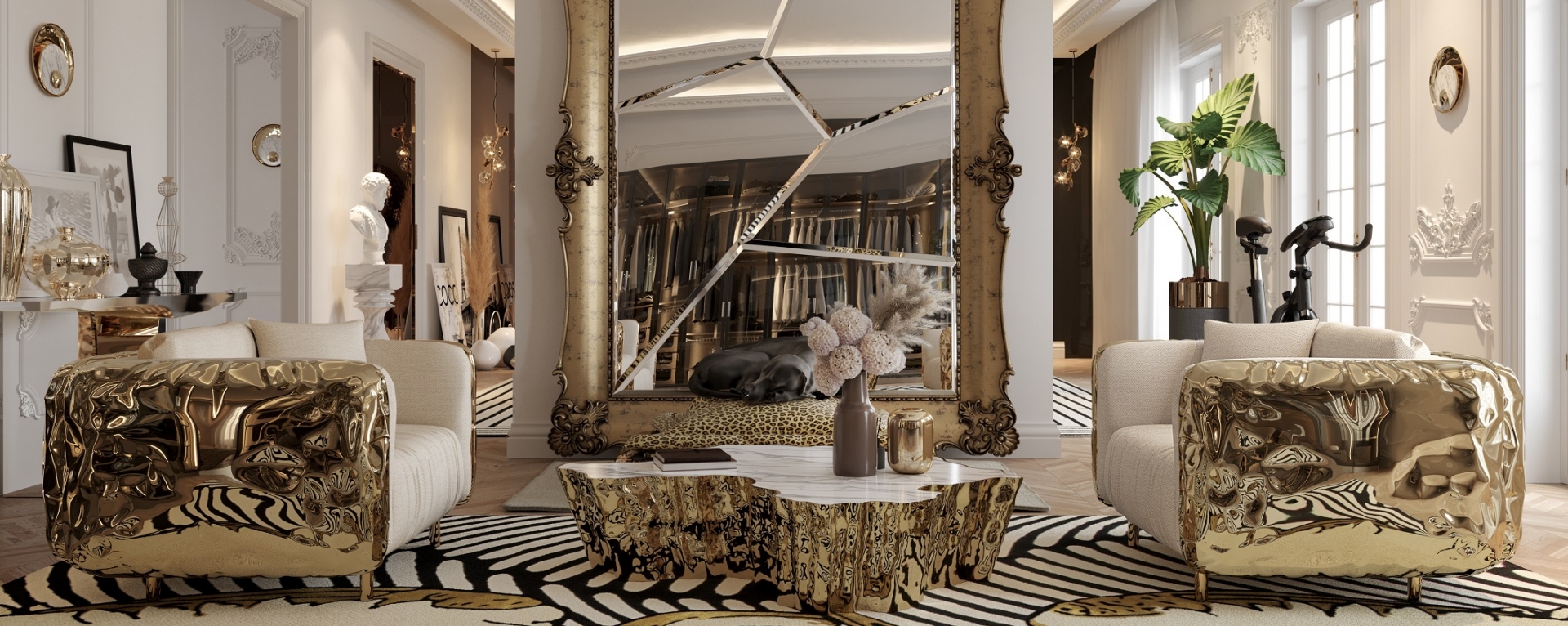  Exquisite Living Furniture Indulged in Luxury