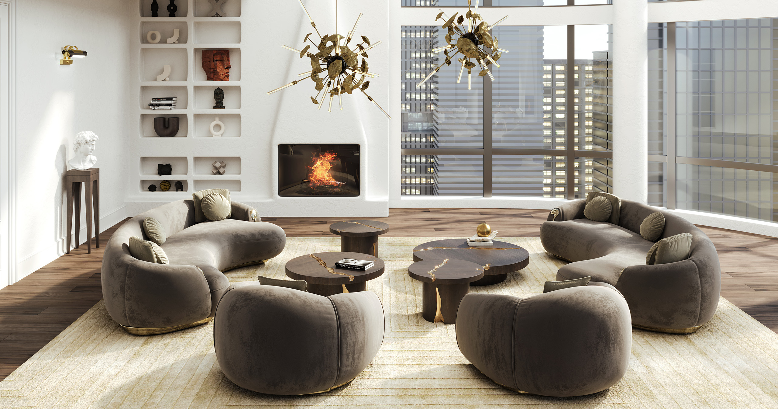 Luxury Living in a Timeless Neutral Haven by Boca do Lobo