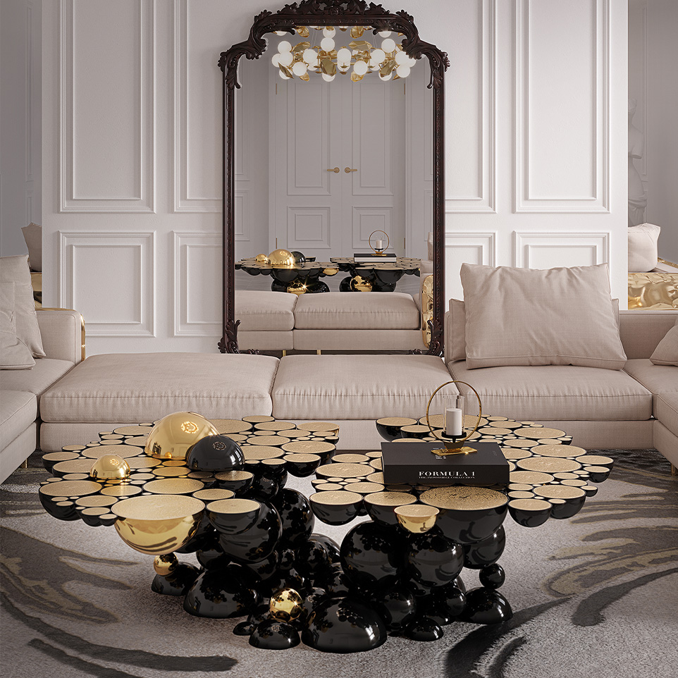 Statement Newton Center Table by Boca do Lobo