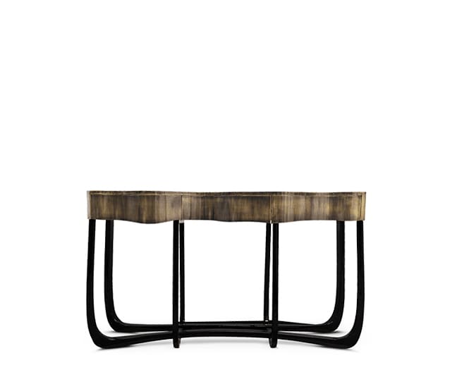 Outstanding Sinuous Patina Console by Boca do Lobo