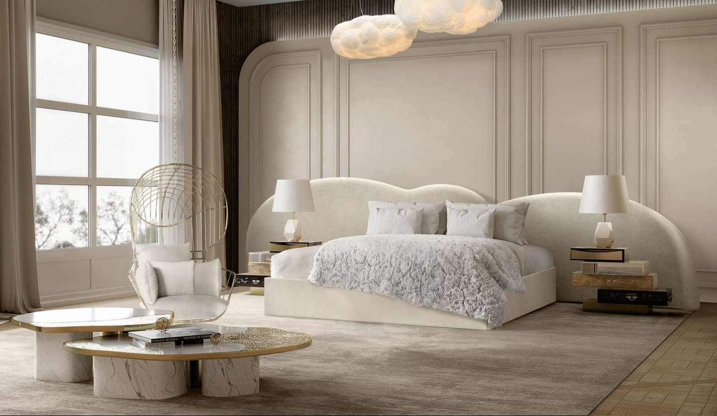 Contemporary Cloud Bed by Boca do Lobo