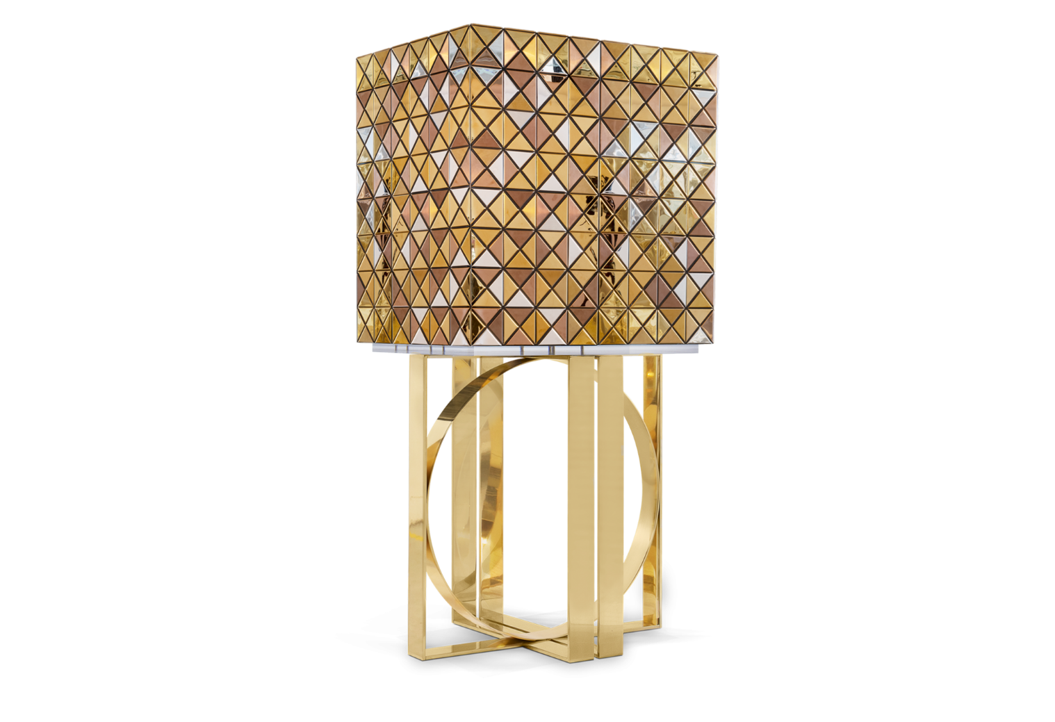 Contemporary pixel anodized gold by Boca do Lobo