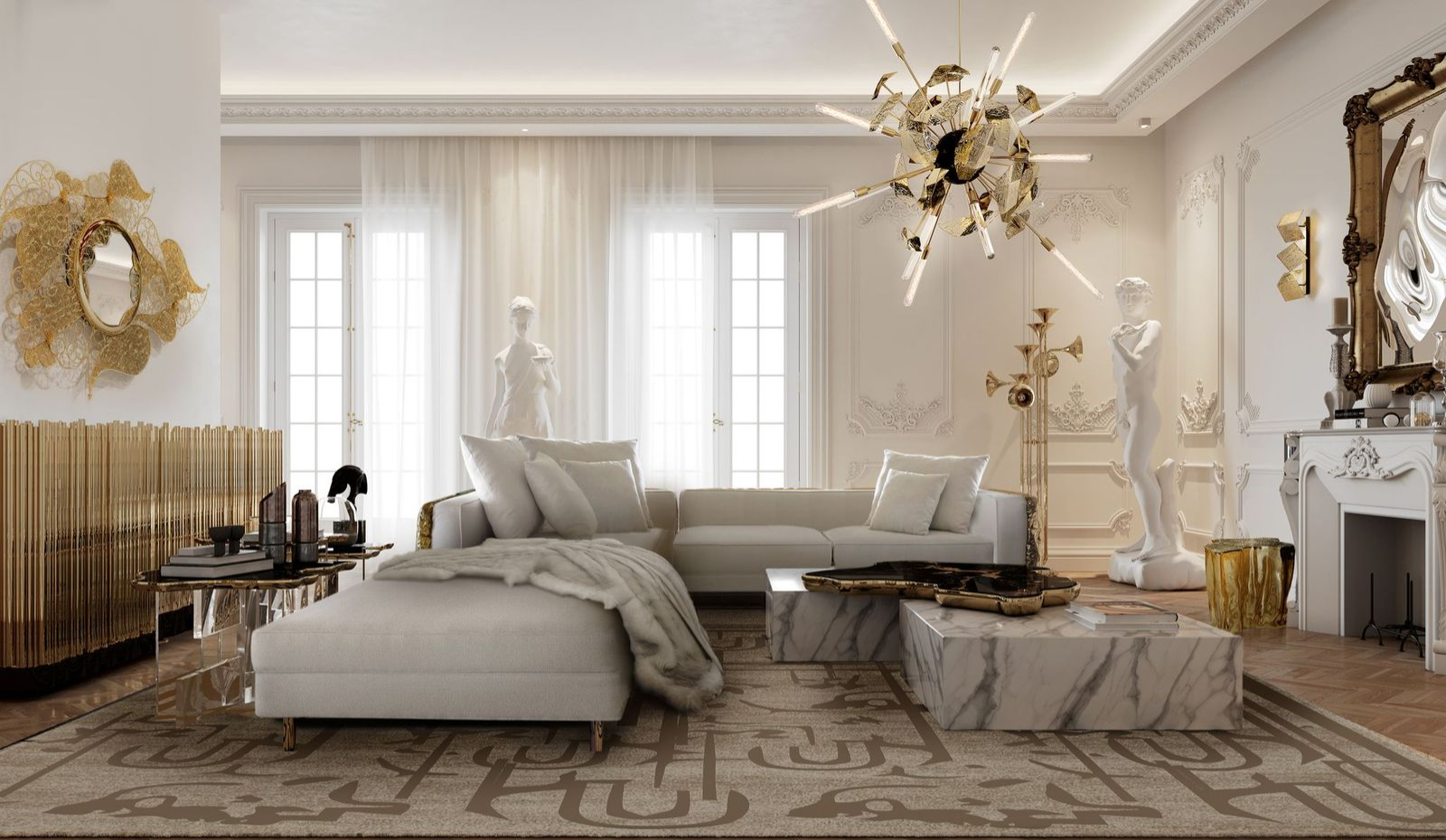 Contemporary navarra black white by Boca do Lobo