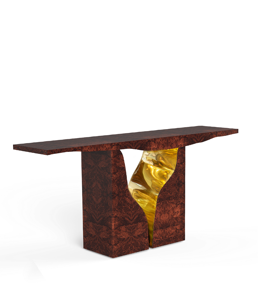 Contemporary lapiaz walnut by Boca do Lobo