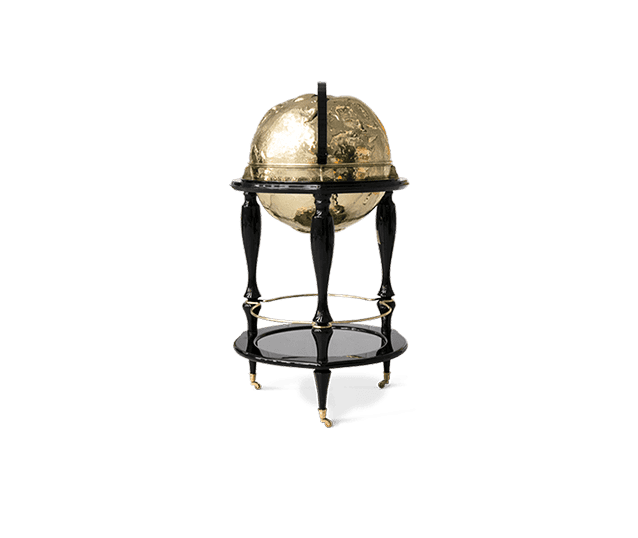 Statement Equator Gold Globe Bar by Boca do Lobo