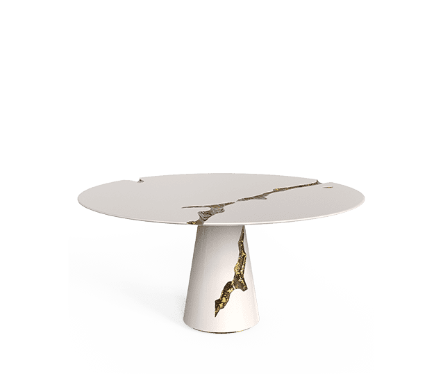 Lapiaz White Dining Table Design by Boca do Lobo
